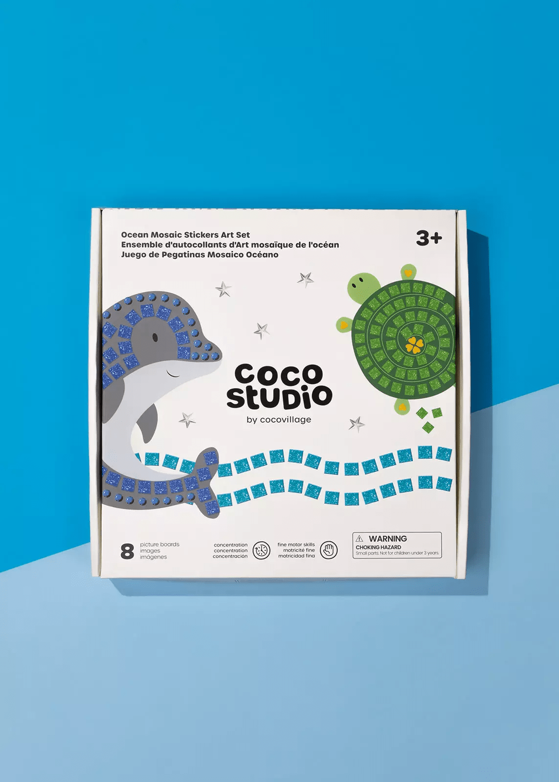 Coco Village Coco Studio Ocean Mosaic Stickers Art Set - 8 pcs - Image 2