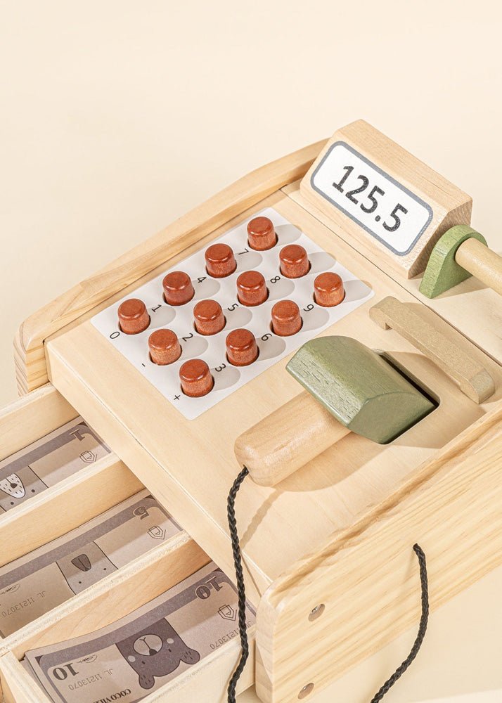 Coco Village Wooden Cash Register - Image 8