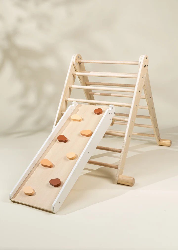 Montessori 2-in-1 Grip Climber Board & Slide - Image 3