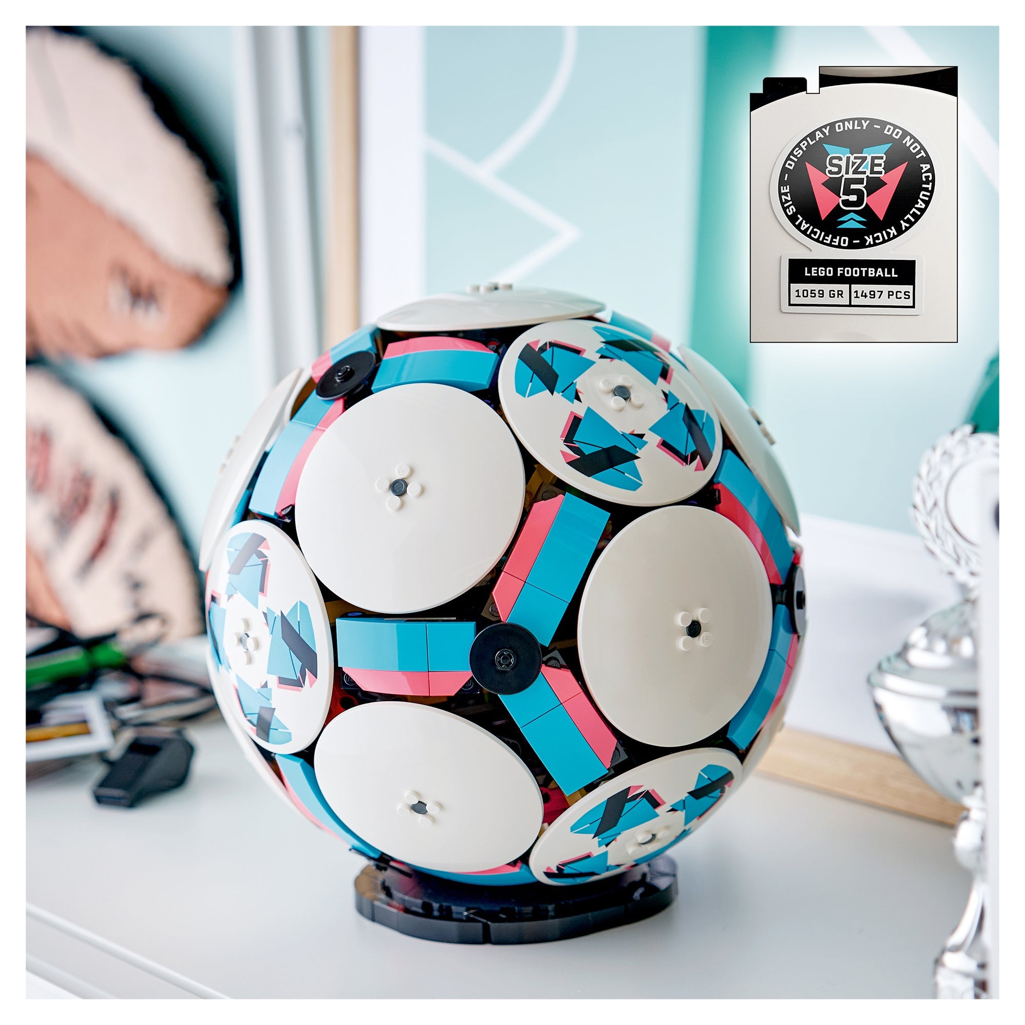 LEGO® Editions Soccer Ball Kids Building Toy 43019 - Image 4