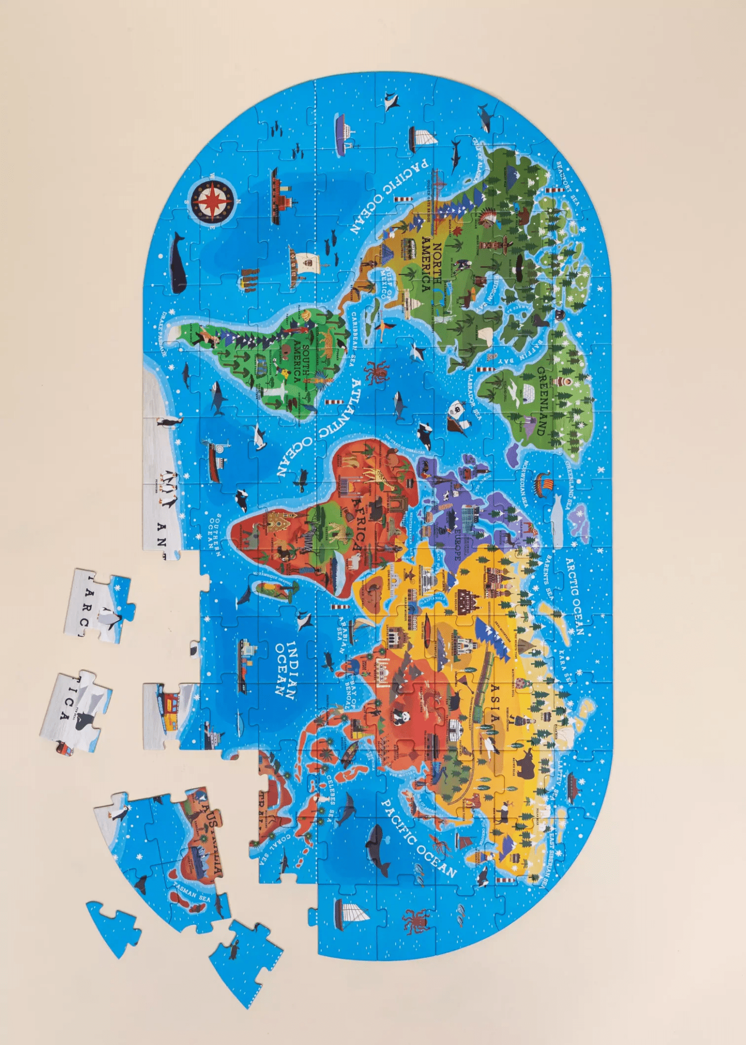 Coco Village Carry-On Puzzle - World Discovery - 104pcs - Image 3