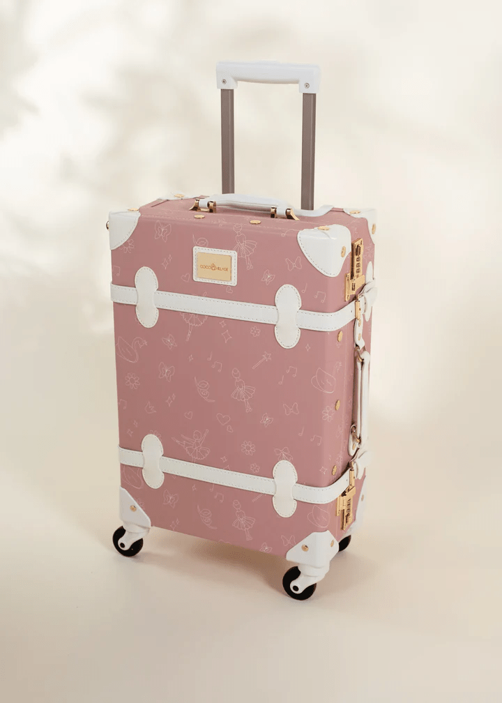 Hot Coco Village Vegan Leather CarryOn Suitcase Ballerina