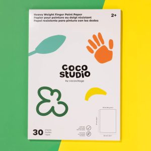 Coco Village Heavy Weight Finger Paint Paper (30 sheets)