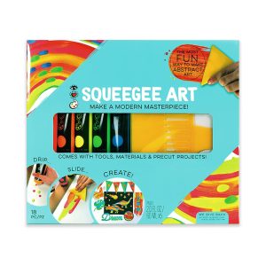 Bright Stripes iHeartArt Squeegee Art