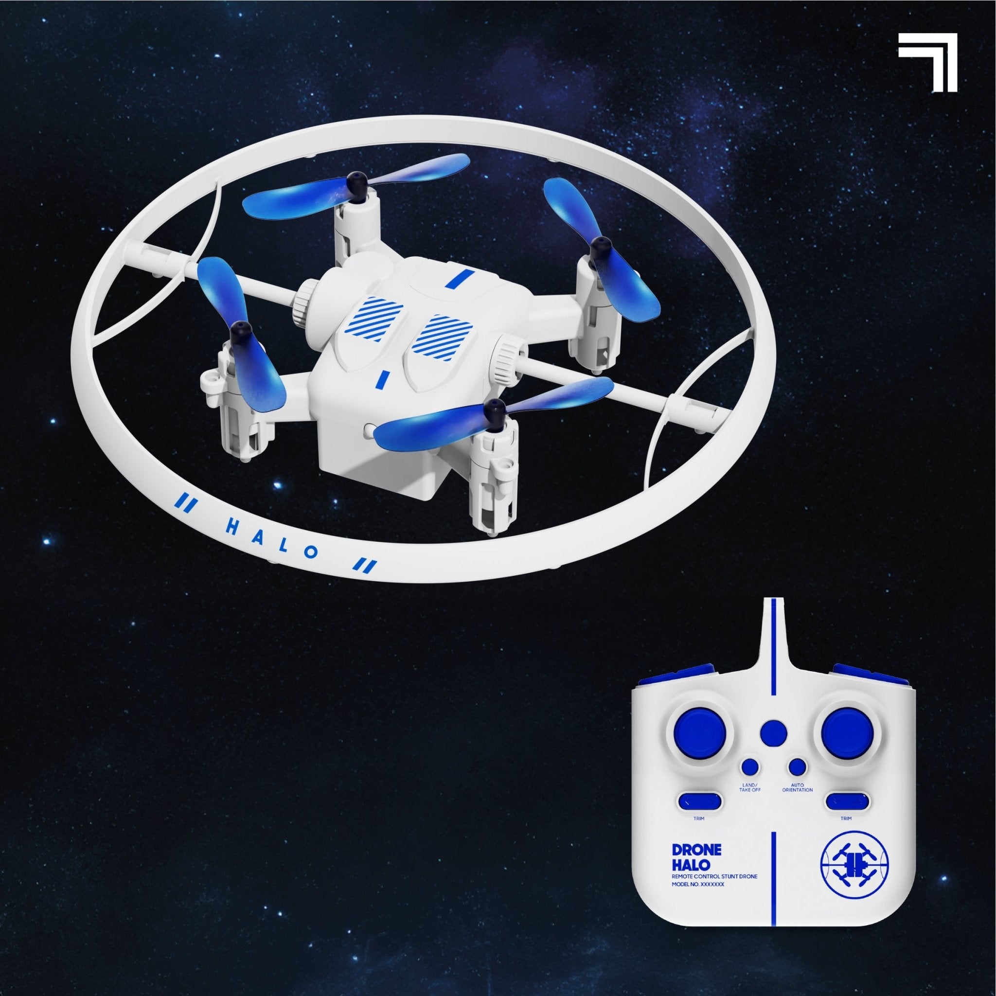 Sharper Image Light Up Halo Drone 5 Inch - Image 5
