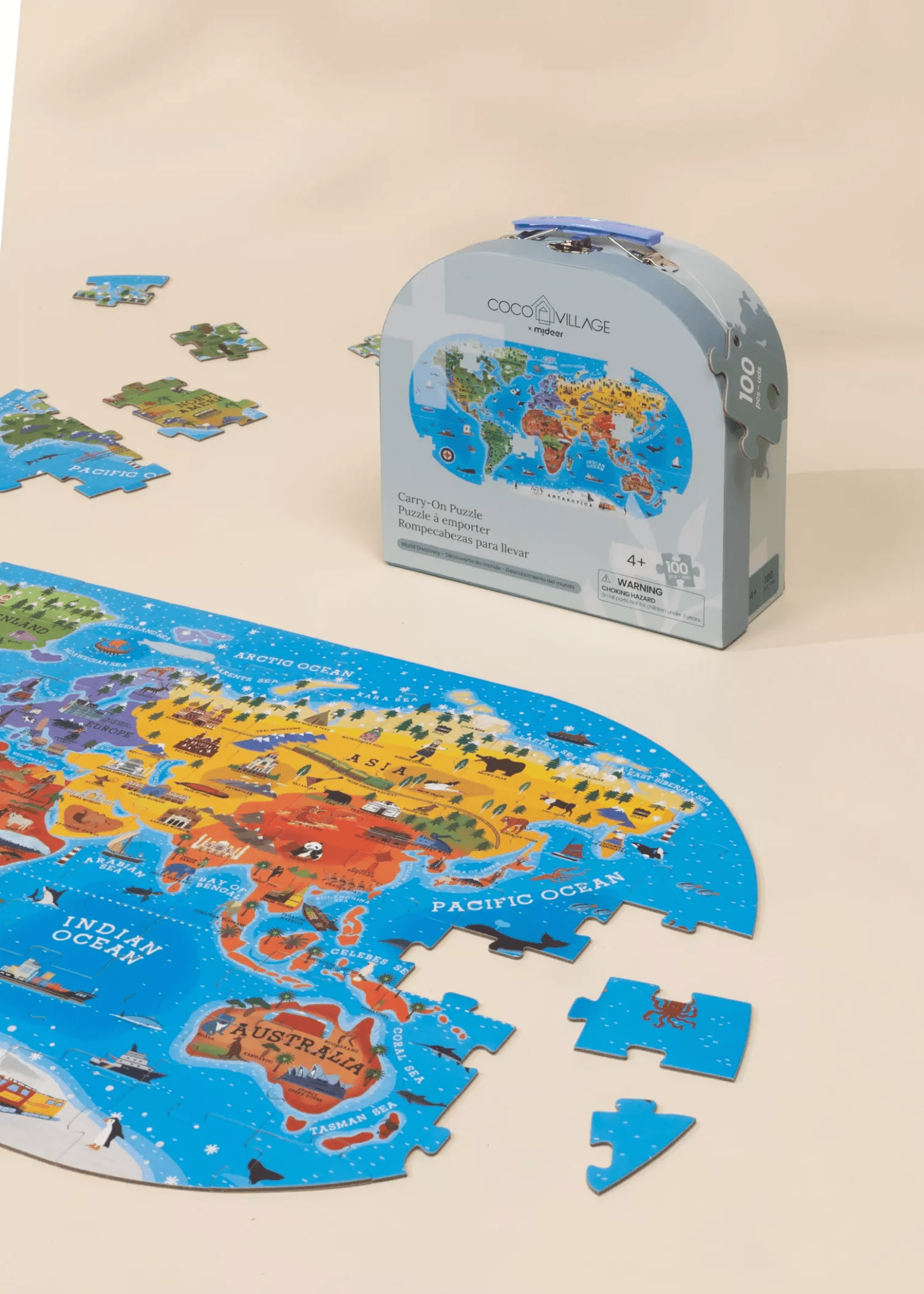 Coco Village Carry-On Puzzle - World Discovery - 104pcs
