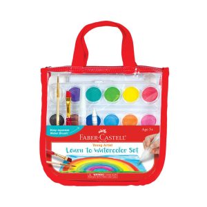 Premium Faber-Castell Young Artist Learn to Watercolor Set