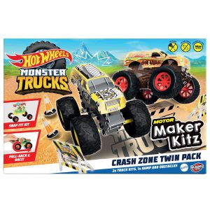 Hot Wheels Monster Trucks Crash Zone Twin Pack