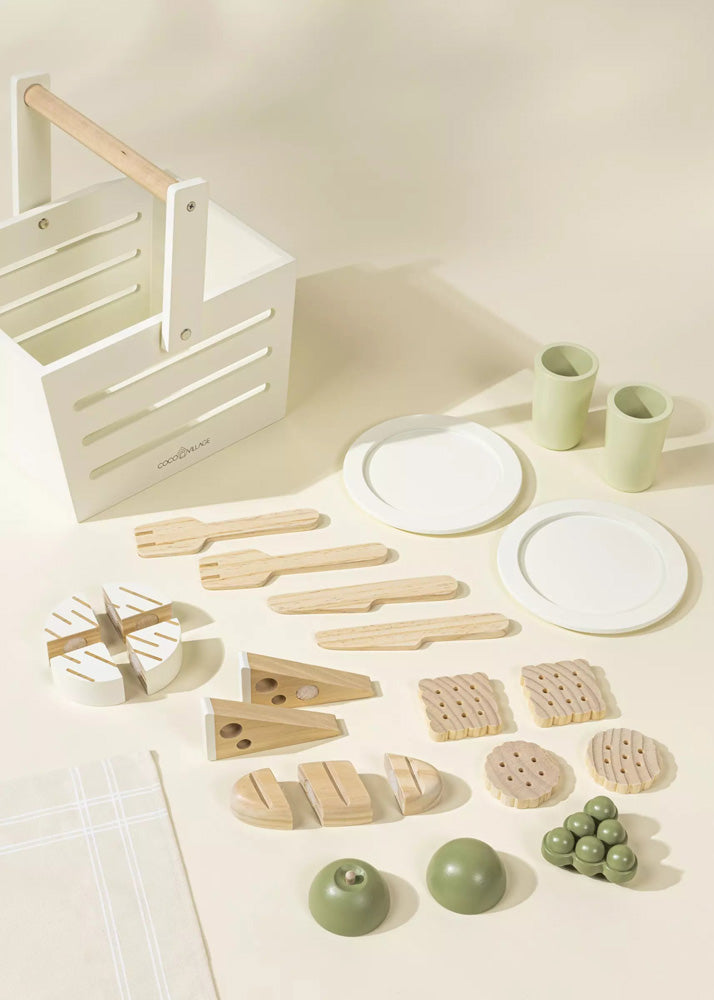 Coco Village Wooden Picnic Playset and Accessories - Image 8