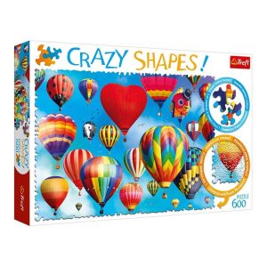 Trefl Puzzles - 600 Crazy Shapes - Colourful balloons