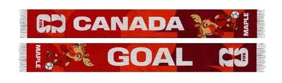 Hot 2026 FIFA World Cup Licensed Canada Mascot Scarf