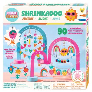 Bright Stripes Shrinkadoo Jewelry