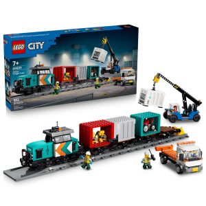 LEGO® City Harbor Freight Train with Crane & Truck 60509
