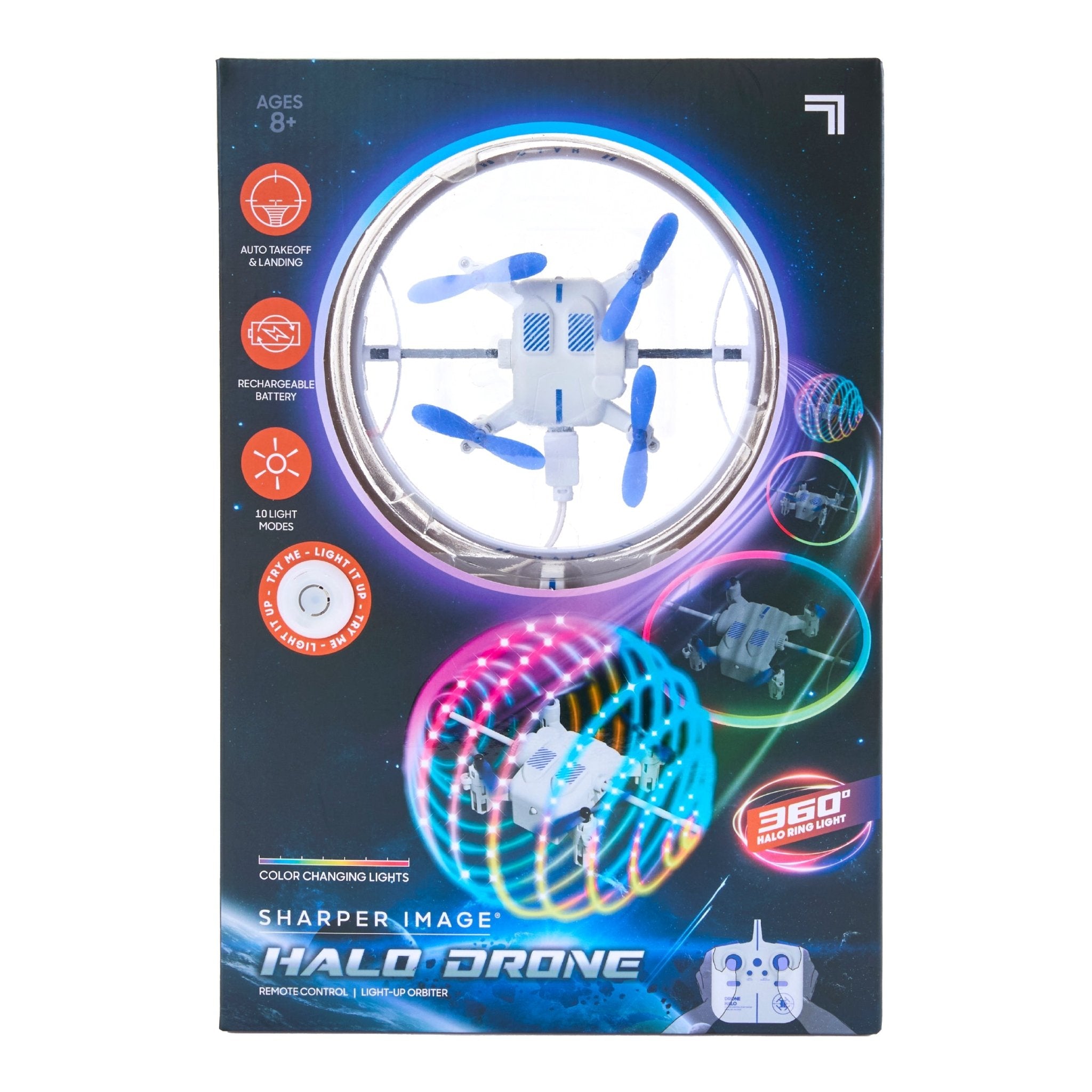 Sharper Image Light Up Halo Drone 5 Inch - Image 3