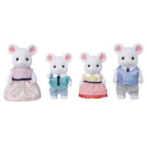 Calico Critters Marshmallow Mouse Family