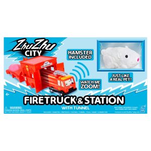 Zhuzhu City Fire Truck with Hamster