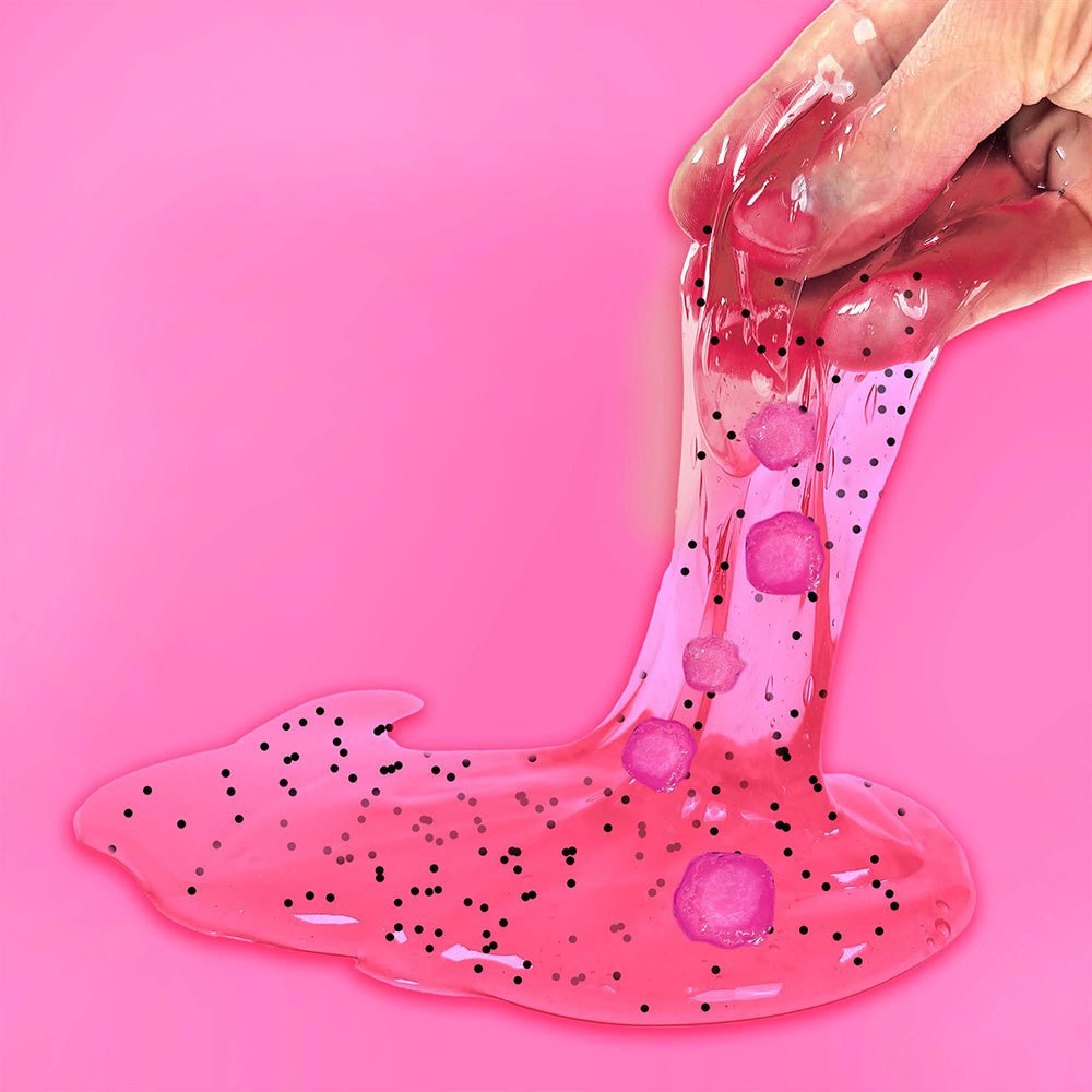 Slimygloop Strawberry Acai Iced Tea Clear Slime Jar - Image 5