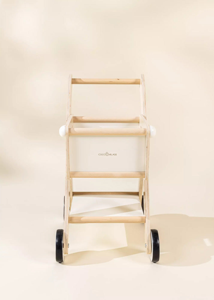 Coco Village Wooden Shopping Cart - Image 5