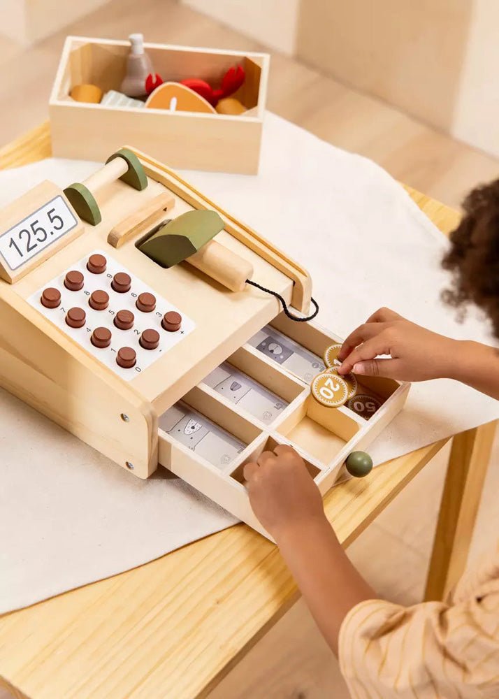 Coco Village Wooden Cash Register - Image 9