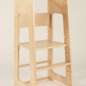 Educational Tower - Natural Wood