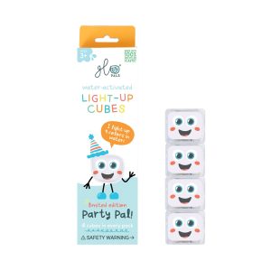 Glo Pals - Light Up Cubes 4pk - Party Pal - White