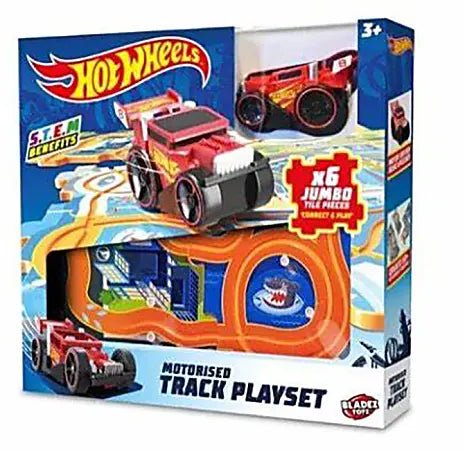 Hot Wheels - Motorised Track Playset (6Pcs)
