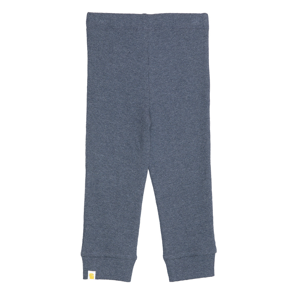 Exclusive Rise Little Earthling Waffle Legging - Navy / 3-4y - Image 2