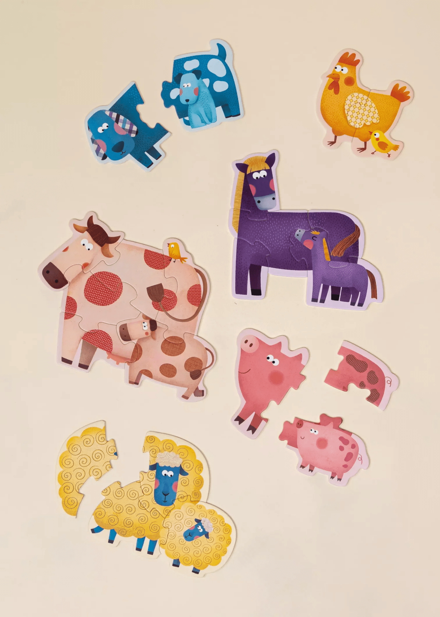 Coco Village My first Puzzles - Farm Animals (6 puzzles) - Image 3