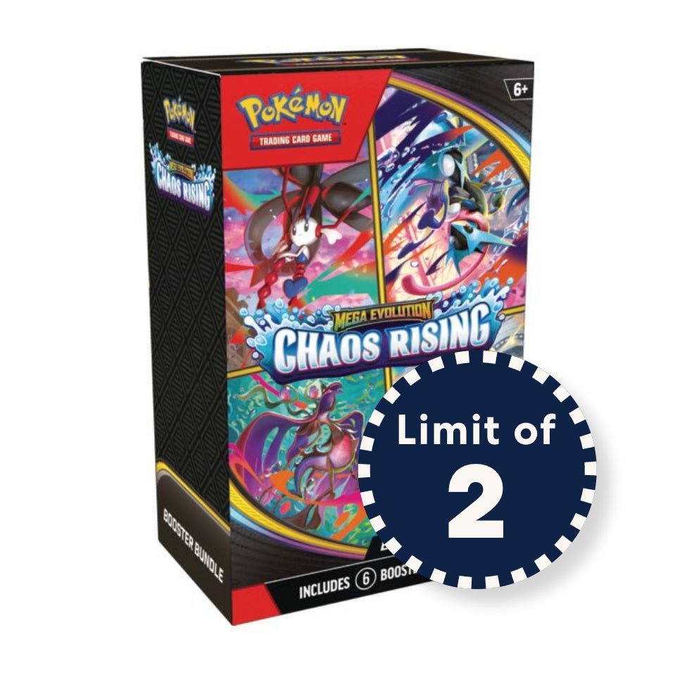 Pokemon Pokémon TCG: Mega Evolution Chaos Rising Booster Bundle I Limit 2 per customer
