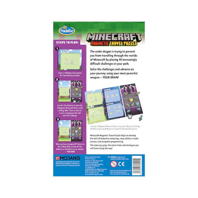 Ravensburger Minecraft Magnetic Travel Puzzle - Image 4