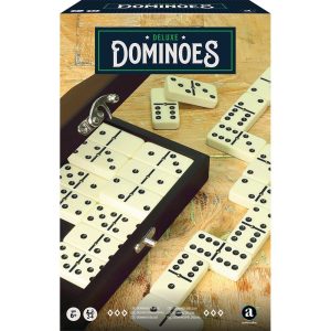 Premium Craftsman Deluxe Wooden Dominoes Set
