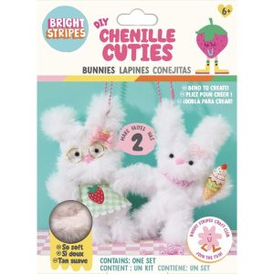 Exclusive Bright Stripes DIY Chenille Cuties Bunny Babe