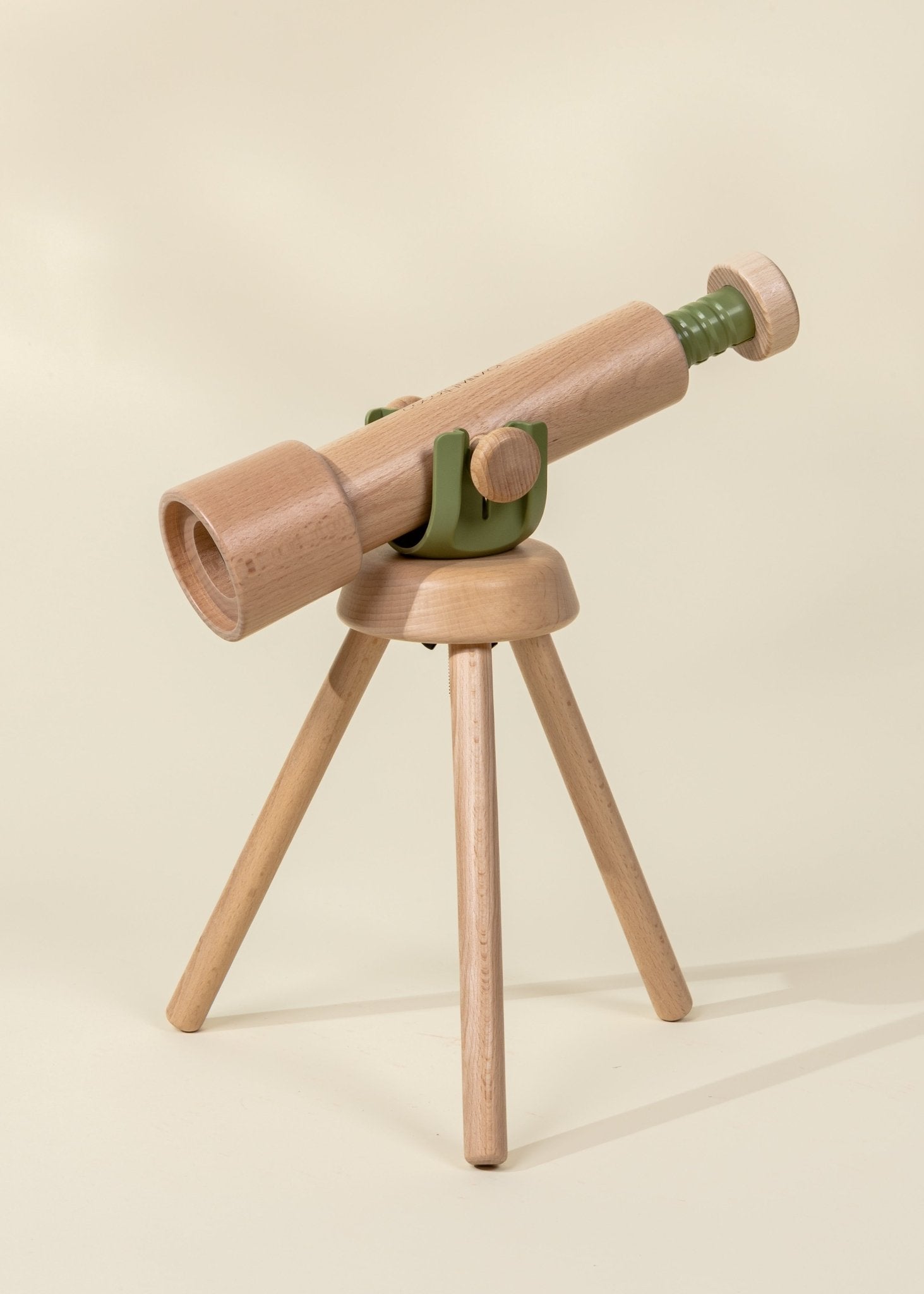 Coco Village Wooden Tripod Telescope – 15x Zoom - Image 3