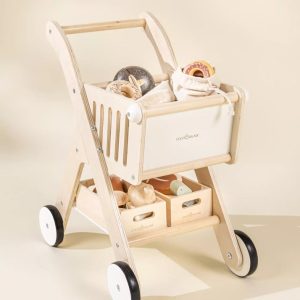 Coco Village Wooden Shopping Cart