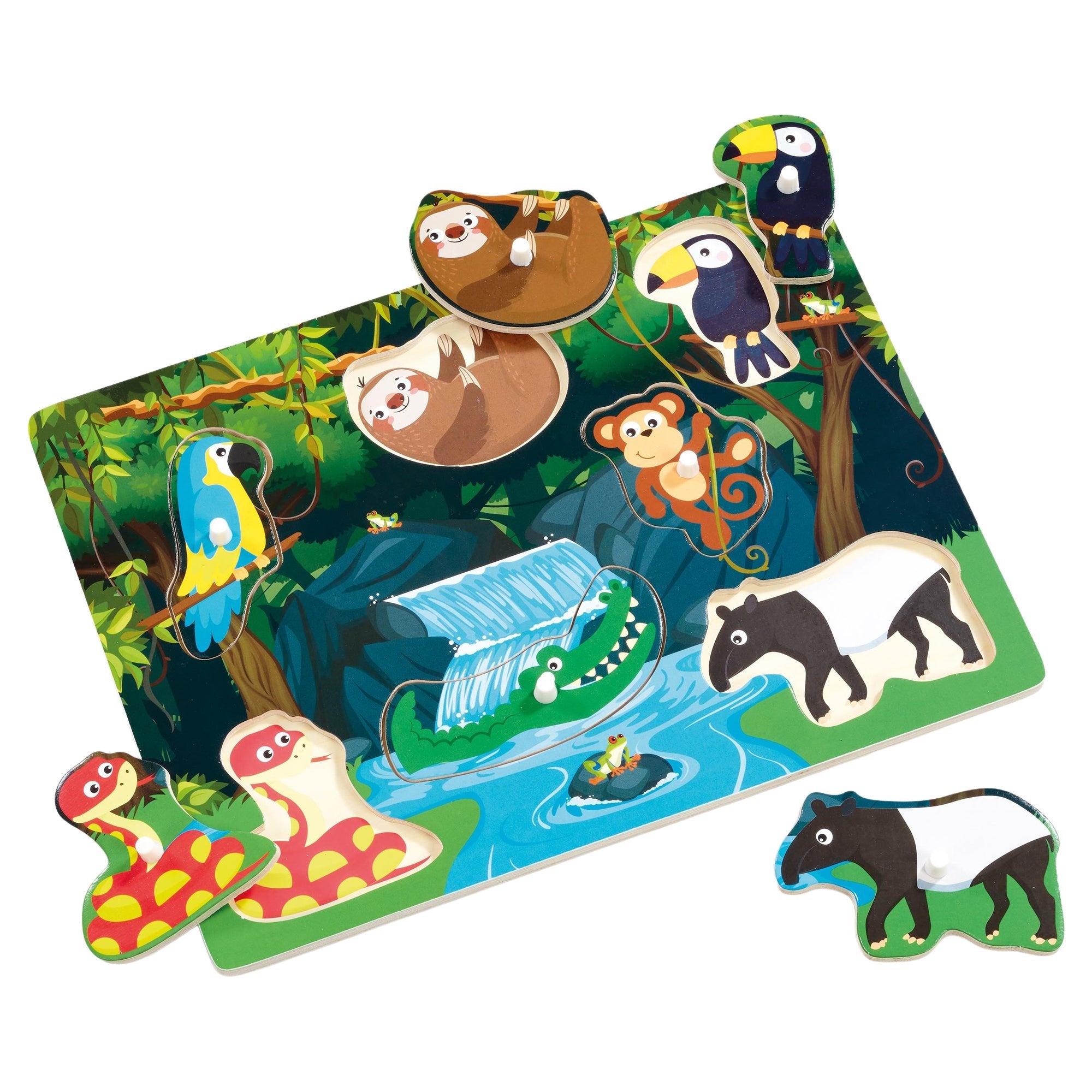 Woodlets Lift & Look Puzzle - Rainforest