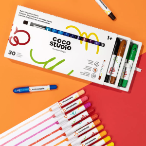 Hot Quick Dry Paint Sticks Set - 30 colors