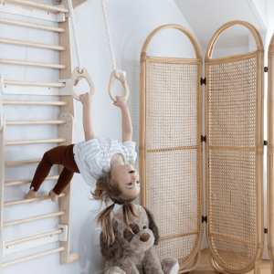 Exercise rings for Swedish Wall Climber