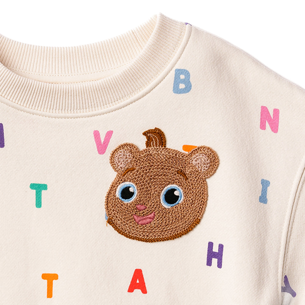 Ms.Rachel Sweatshirt - White Stripe / 18-24m - Image 15