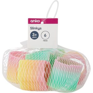 MMT 6 Pack Rainbow Spring Toy