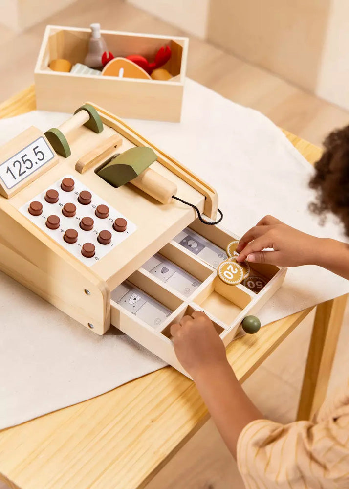 Coco Village Wooden Cash Register - Image 21