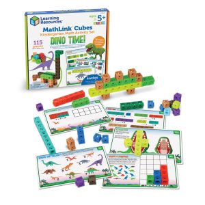 Hot MathLink® Cubes Activity Set - Dino Time