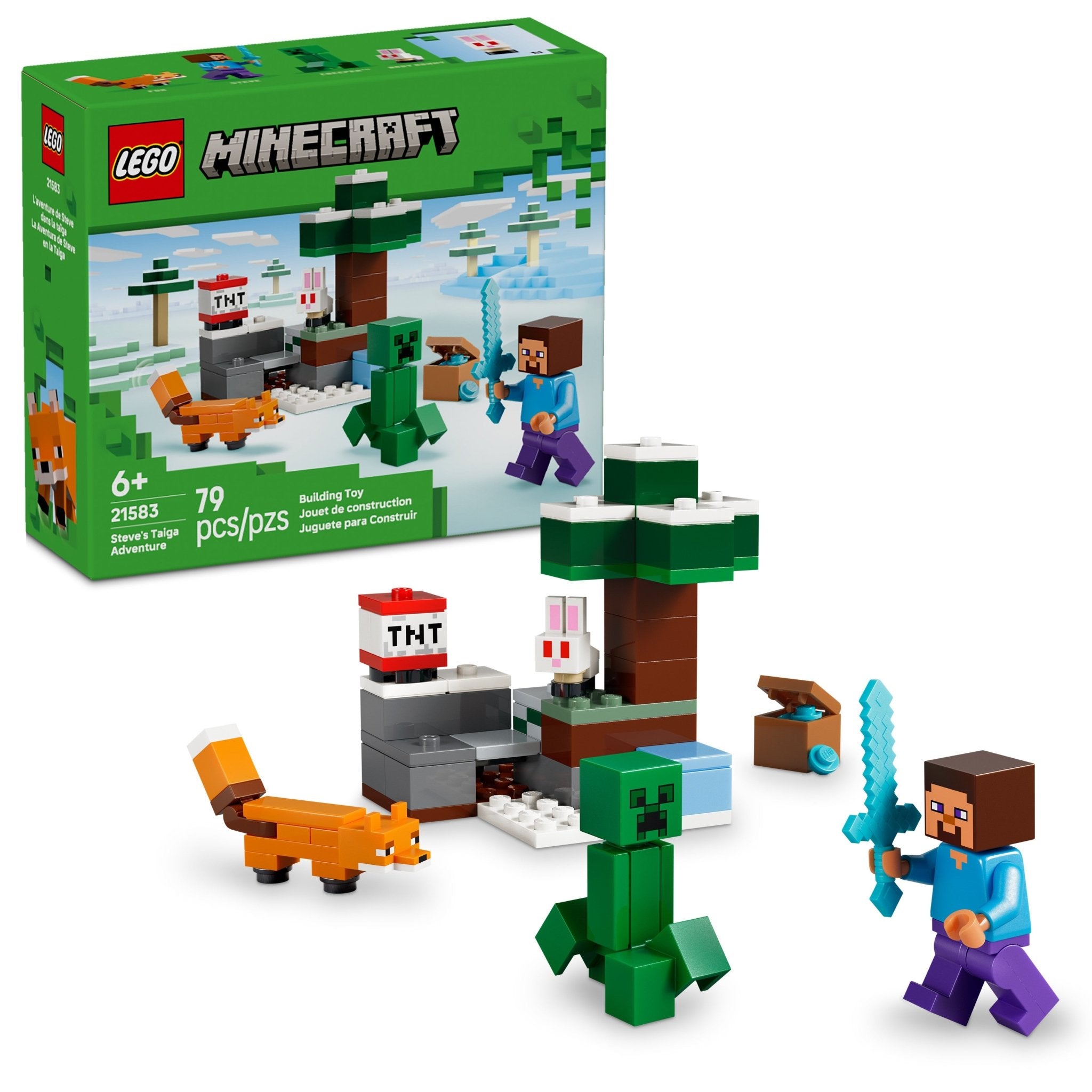 LEGO® Minecraft LEGO®Steve’s Taiga Adventure 21583