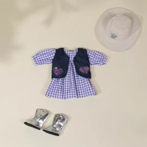 Coco Friends 22" Kids Play Doll Clothing Set – Cowgirl