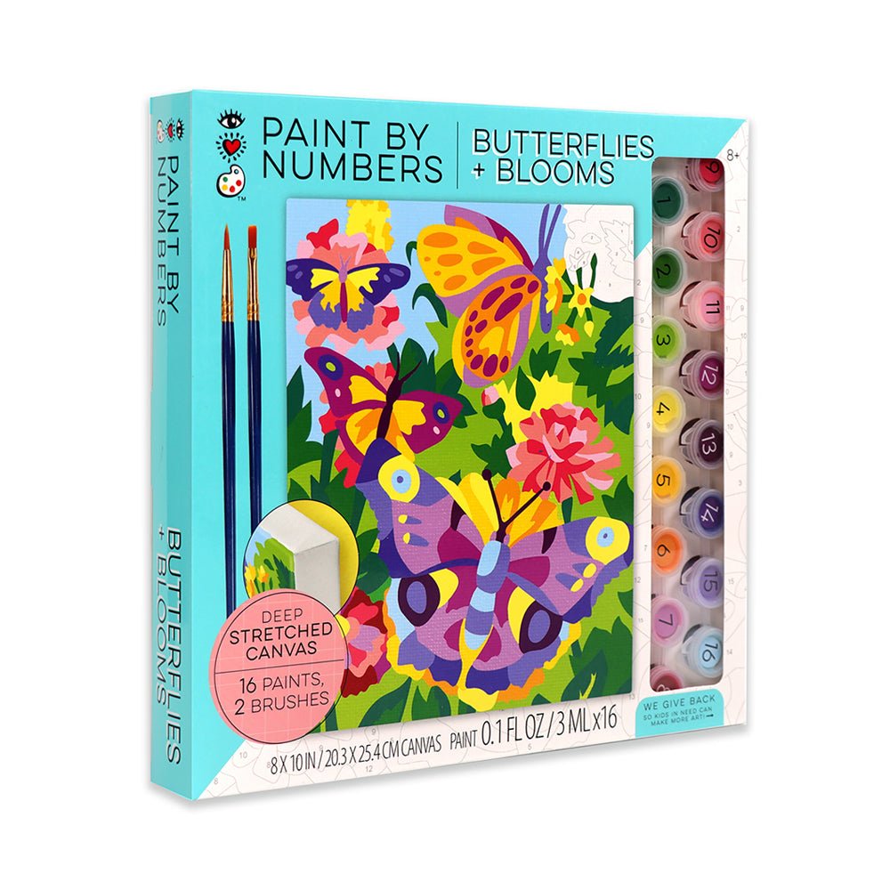 iHeartArt Paint By Numbers- Butterflies + Blooms - Image 2