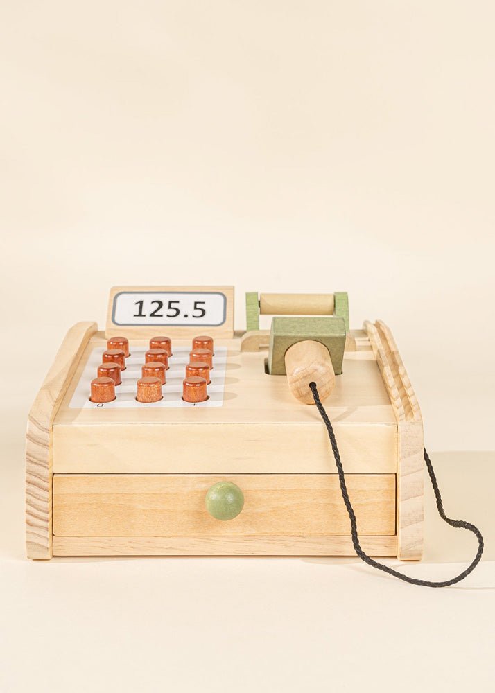 Coco Village Wooden Cash Register - Image 11