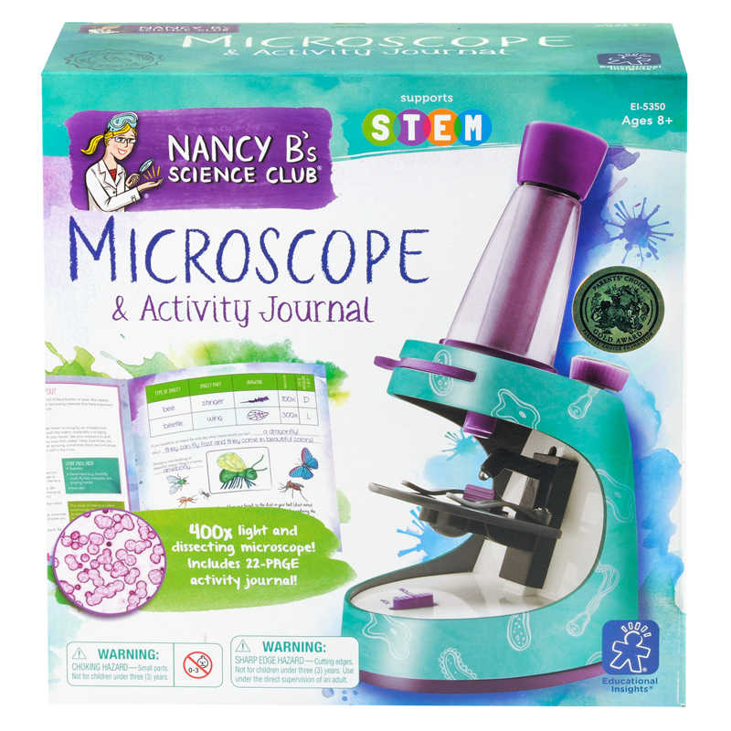 Educational Insights Nancy B's Science Club® Microscope & Activity Journal