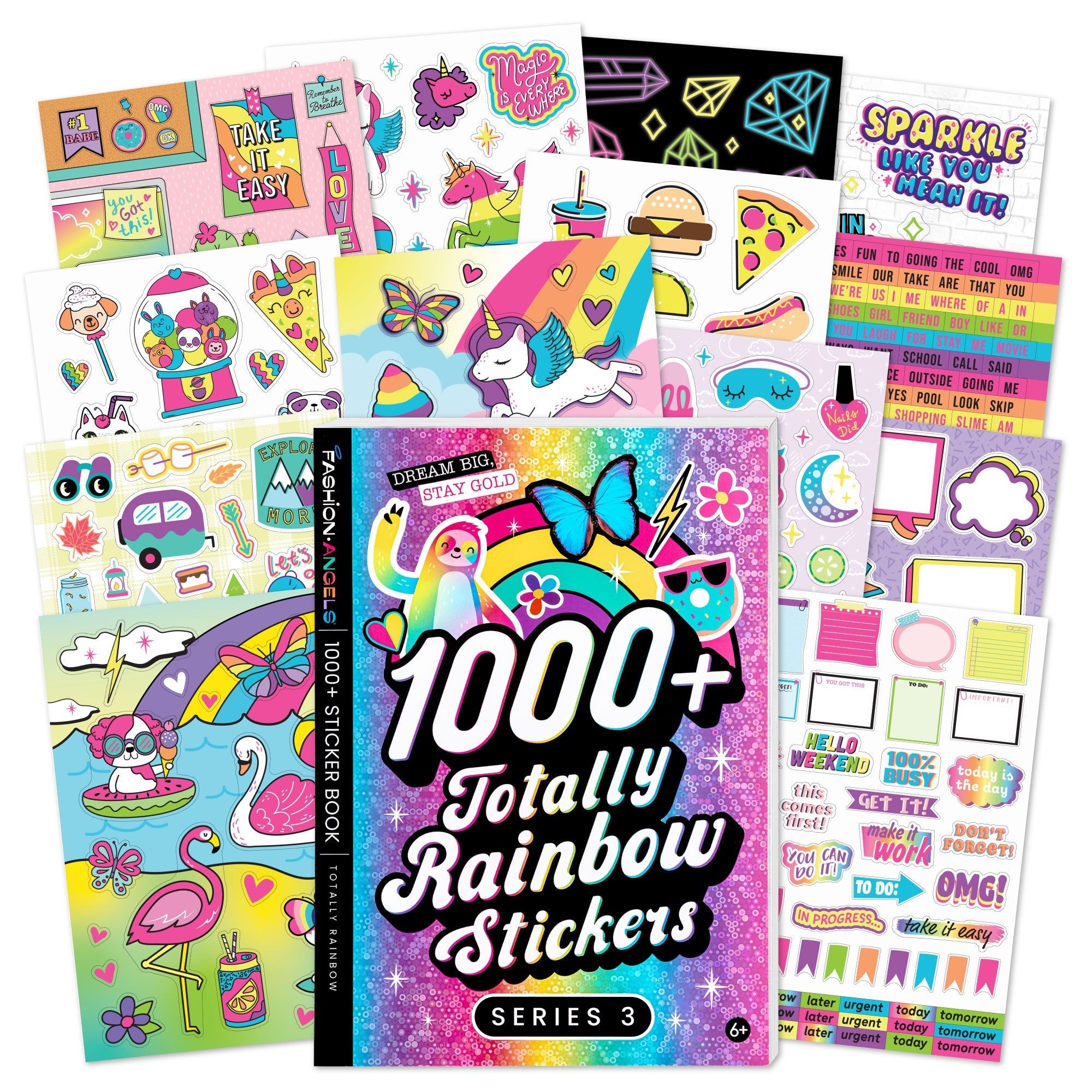 1000+ Totally Rainbow Super Colourful Stickers - Image 3