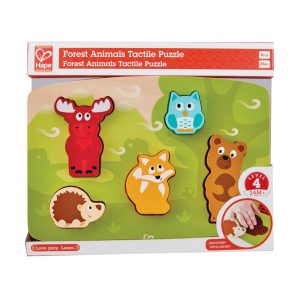 Exclusive Hape Forest Animal Tactile Puzzle