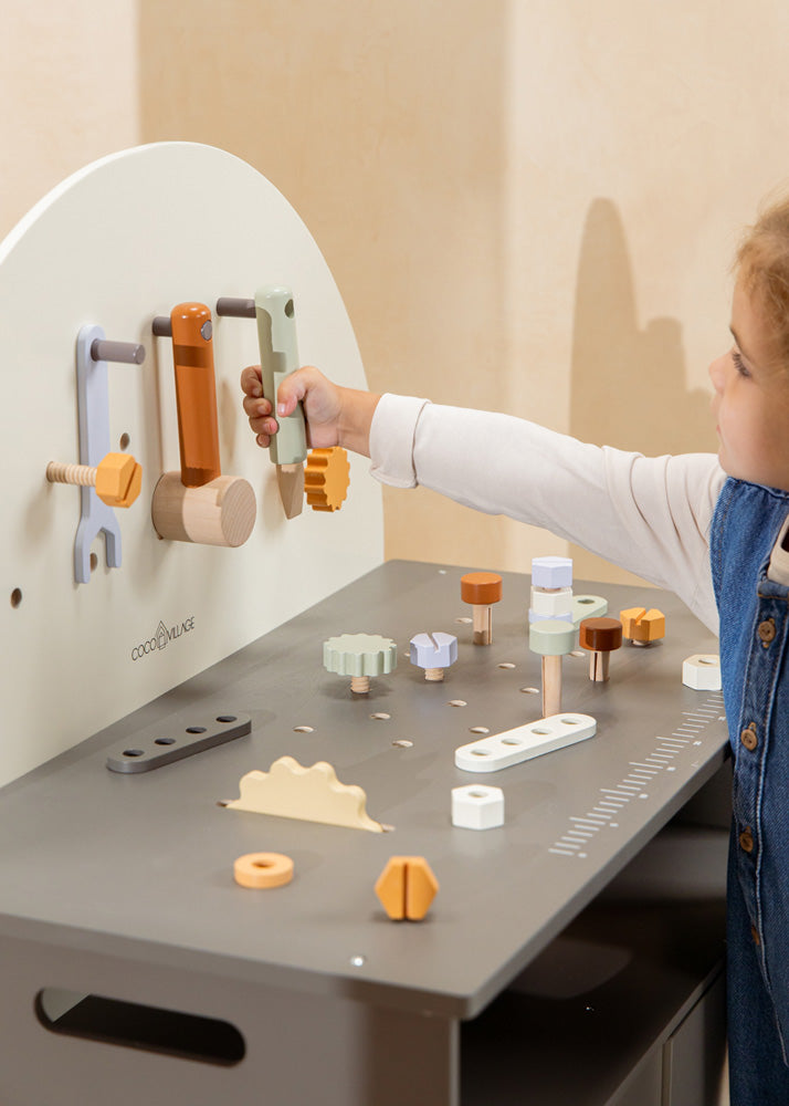 Coco Village Wooden Workbench Playset - Image 32