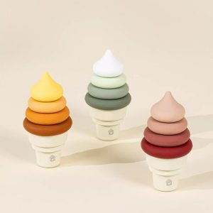 3 Sets of Silicone Stackable IceCream Cones 18 pcs